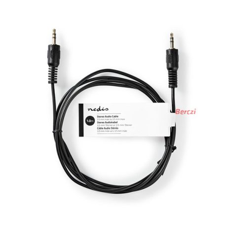 Nedis CCGL60600BK10 USB A - USB C (USB-C) kábel, USB2.0, 15W, hossz 1m