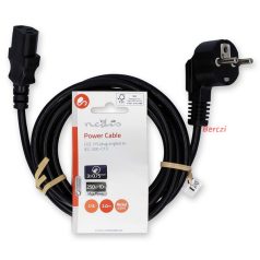   Nedis táp kábel IEC-320-C13, 3 x 0.75 mm˛, hossz 2m, CEGL10000BK20