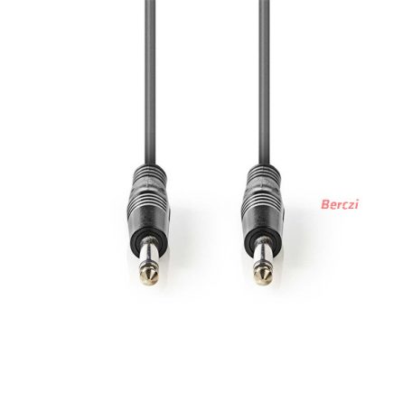 Nedis COTH23000GY15 félprofi audio kábel, 2 x 6,35mm mono jack dugó, hossz 1.5m, rugalmas