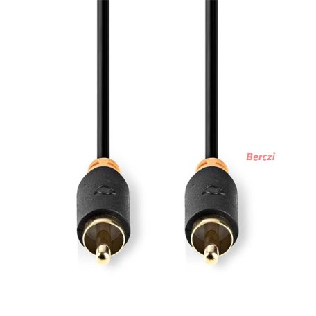 Nedis digitális koax kábel, 2 x aranyozott RCA, hossz 2m, CABW24170AT20