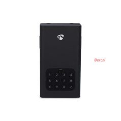   Nedis BTHKB10BK okos kulcs széf, Bluetooth®, IPX5, 2 x AA elem (nem tartozék), rozsdamentes acél kulcsszéf
