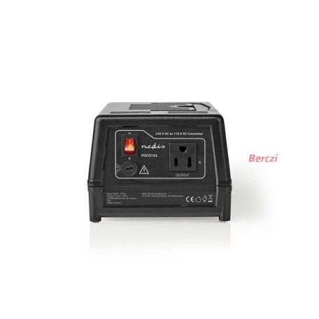 Nedis POCO102 tápegység, feszültség átalakító, konverter 230 V AC - 110V AC 300W, USA