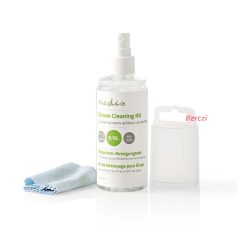   Nedis CLSN100TP LCD TV / nonitor kijelző / képernyő tisztító spray, 150 ml, tisztító kendő