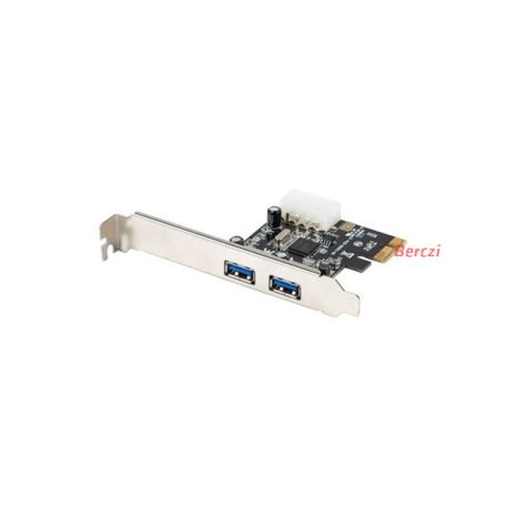 BLACKBIRD PCI Bővítőkártya 2xUSB 3.1 Gen.2 Low profile verzió