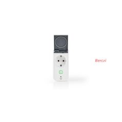   Nedis okos konnektor WIFIPO120FWT, Wi-Fi | IP44 | Teljesítménymérő | 3680 W | Dugó földelt érintkezővel