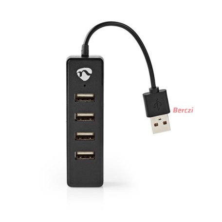 Nedis 4 portos USB2.0 HUB, UHUBU2420BK