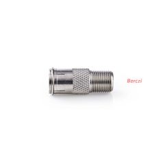   Nedis CSGP41956ME műholdas és antenna adapter, 10 db, F Férfi Gyors, F Nő,  Nikkelezett, 75 Ohm,  Egyenes, Fém, Ezüs