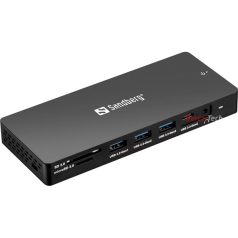 SANDBERG USB-C Dokkoló 13in1 DockingStation Pro