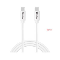 SANDBERG Hálózati vezeték, USB-C > USB-C 65W 1M SAVER