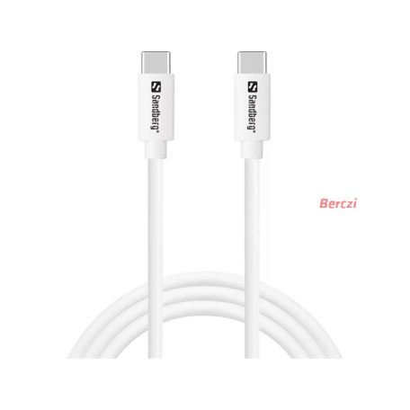 SANDBERG Hálózati vezeték, USB-C > USB-C 65W 1M SAVER