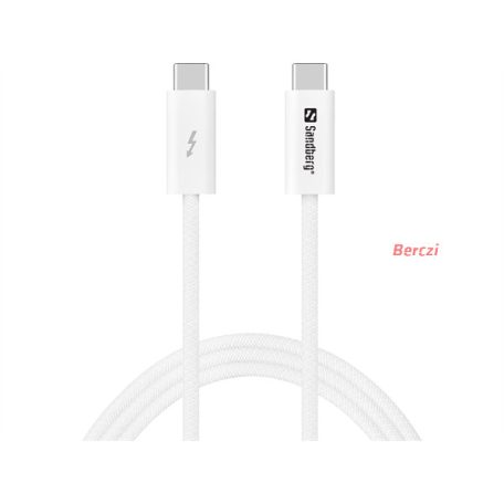 SANDBERG USB-C tartozék, USB-C>C USB4 240W+40Gbps, 1M