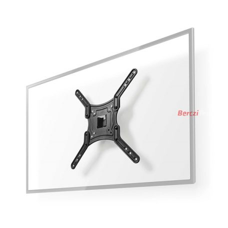 Nedis TVWM1330BK LCD TV / monitor fali tartó konzol 23 - 55 " Max. teherbírás: 30 kg, dönthető, forgatható