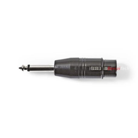 Nedis COTP15940BK 6,35 Jack dugó - 3P XLR aljzat adapter