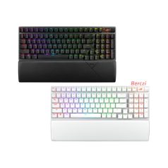   ASUS Vezetékes / Vezeték Nélküli Billentyűzet ROG STRIX SCOPE II 96 WIRELESS USB, Fekete, Mechanikus