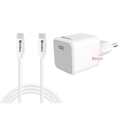 SANDBERG Hálózati töltő, USB-C 20W Charger+USB C - C1m