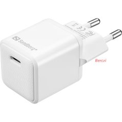 SANDBERG Hálózati töltő, USB-C AC Charger PD 20W Saver