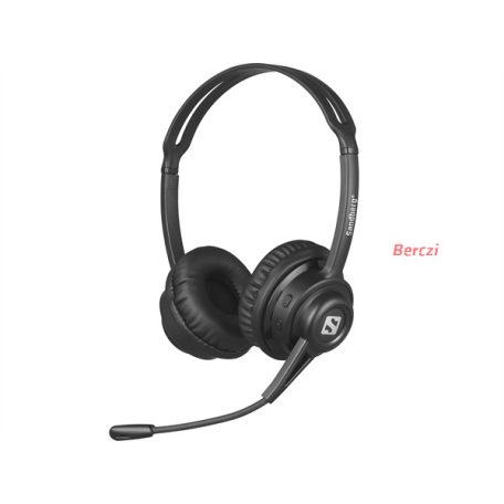SANDBERG Headset mikrofonnal, Wireless Headset ANC+ENC