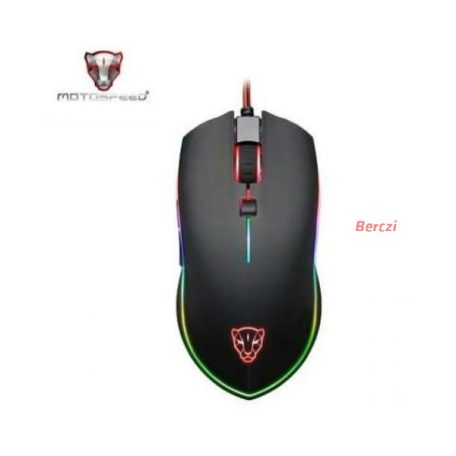 MOTOSPEED Vezetékes egér optikai V40, eSport, A3050 Chip