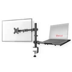   Nedis MMSISNB110BK asztali monitor tartó konzol és laptop állvány | 15-32" | 75x75 / 100x100