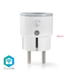   Nedis okos konnektor WIFIP110FWT, Wi-Fi | IP21 | Teljesítménymérő | 2500 W | Dugó földelt érintkezővel