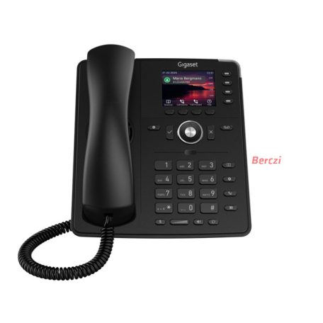 GIGASET P710 IP PRO IP asztali telefon, színes TFT kijelző, 4 funckiós LED billentyűk, HD hang, POE képes
