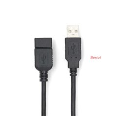   Nedis CCGL60010BK20 USB hosszabító / toldó kábel, USB2.0, hossz: 2m