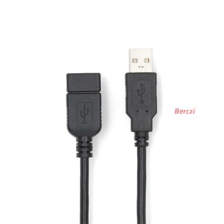 Nedis CCGL60010BK20 USB hosszabító / toldó kábel, USB2.0, hossz: 2m