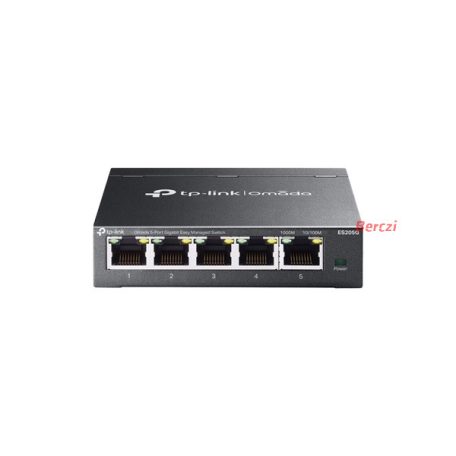 TP-LINK Switch 5x1000Mbps Fémházas Easy Smart (Omada), ES205G