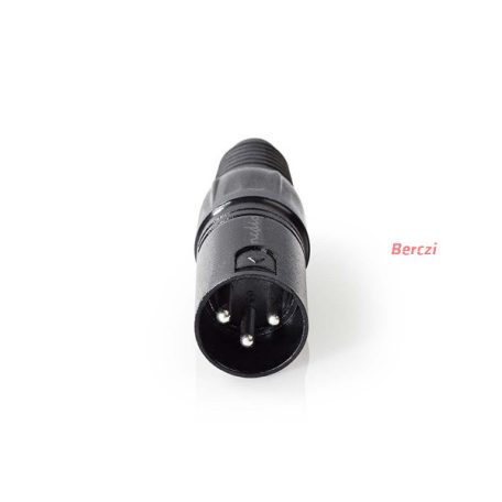 Nedis COTP15900BK szerelhető XLR dugó