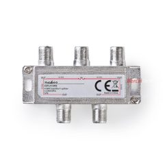   Nedis F elosztó 1-be - 4-ki, 5 - 2400 MHz | 6,5 dB, SSPL410ME