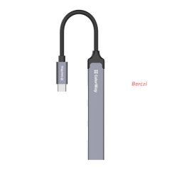 COLORWAY USB-elosztó CW-HUB04, USB-C 4-B-1 USB2.0X3/USB3.0