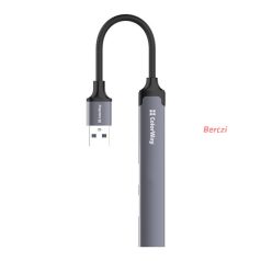 COLORWAY USB-elosztó CW-HUB05, USB-A 4-B-1 USB2.0X3/USB3.0
