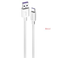   COLORWAY Kábel, USB Type-C CW-CBUC019-WH, gyors töltés, 5,0A 1M fehér