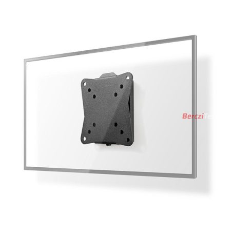 Nedis TVWM1010BK LCD TV / monitor fali tartó konzol, 13-27",  max. teherbírás 30 kg, faltáv:20mm, acél