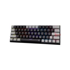   WHITE SHARK WAKIZASHI-2/B-G/R-HU, GK-002113V2/B-G/R-HU fekete/szürke magyar, mechanikus gamer billentyűzet, piros kapcs.
