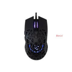   WHITE SHARK GM-5018B CARADOC-B 7D / 7200 dpi fekete RGB gamer egér