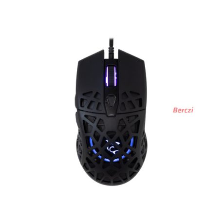WHITE SHARK GM-5018B CARADOC-B 7D / 7200 dpi fekete RGB gamer egér