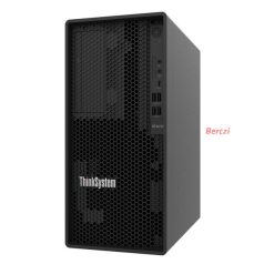   LENOVO torony szerver - ST45 V3 (3.5"), 4C AMD EPYC 4124P 3.8GHz, 1x16GB, 2x 1TB HDD, Software RAID, 500W.