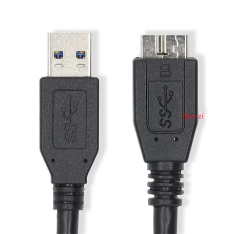 Nedis CCGL61500BK10 USB3.2 - micro-B (micro B) kábel, 5 Gbps, 1m, (USB3.1, USB3.0, USB2.0)