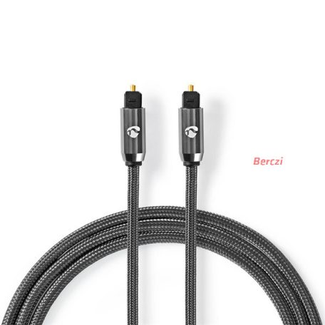 Nedis Profigold CATB25000GY10 optikai kábel, toslink, 1m