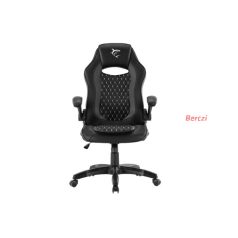   WHITE SHARK NYX-B NYX gamer szék, fekete, puha nyak, fej és hát párnák, lélegzó felület, 120 kg - ig