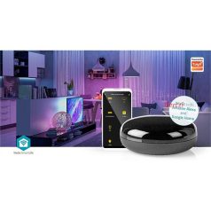   Nedis WIFIRC10CBK WI-FI univerzális infra távirányító, távirányító jeltovábbító