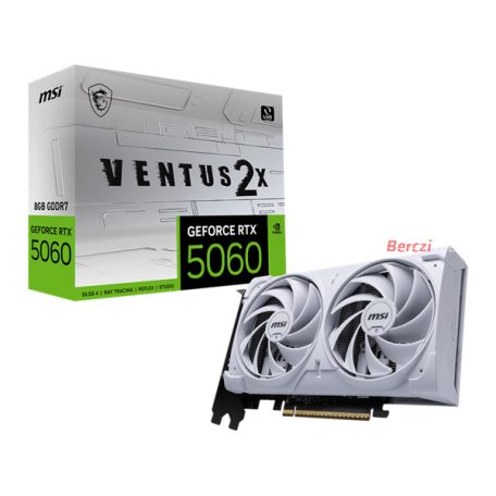 MSI Videokártya PCI-Ex16x nVIDIA RTX 5060 VENTUS 2X 8GB DDR7 OC WHITE