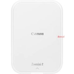   CANON Mobil fotónyomtató, ZINK, ZOEMINI 2 WiFi,  317x500 dpi, gyöngyházfehér