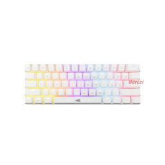   Baracuda DOLPHIN-W/R-US, BGK-03211W/R-US  fehér mechanikus gamer billentyűzet piros kapcsolóval, angol