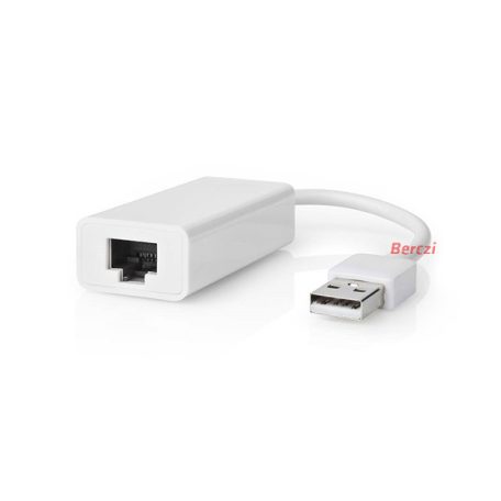 Nedis CCGB60950WT02 USB hálózati adapter, USB 2.0 - RJ45, 100 Mbps
