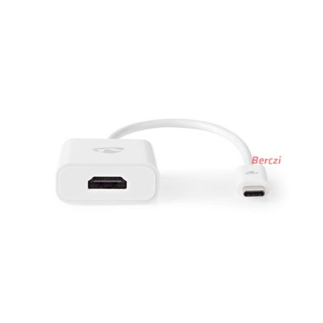 Nedis CCGB64651WT02 USB 3.2 Gen 1, USB-C (USB C) - HDMI 4K@30Hz, 0,20m