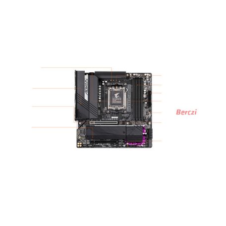 GIGABYTE Alaplap AM5 B650M AORUS ELITE AMD B650, mATX