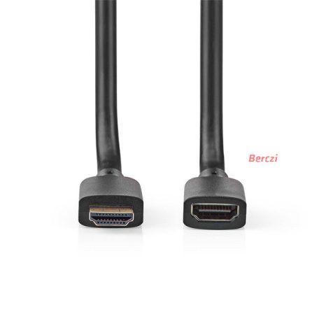 Nedis CVGP35090BK20 ultra HDMI 2.1 hosszabító (toldó) kábel, 8K@60Hz, 48 Gbps, 2 m (Playstation 5 és XBOX X konzokhoz)