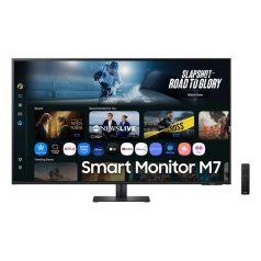   SAMSUNG AI SMART VA monitor 43" M7, 3840x2160, 16:9, 300cd/m2, 4ms, 2xHDMI/3xUSB/USB-C/WiFi/Bluetooth, hangszóró